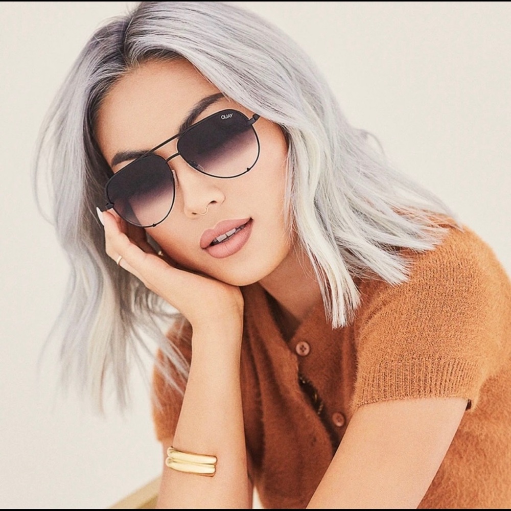 Quay Australia High Key Mini Sunglasses Brand New with Tags and Carrying Case